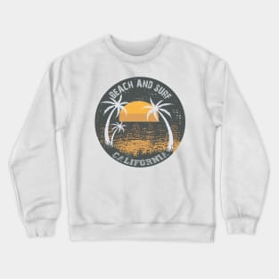 Beach and Surf Crewneck Sweatshirt